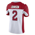 Kdoa A.Cardinals #2 Will Johnson Player White Vapor Limited Home Game Stitched Jerseys