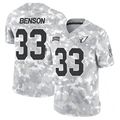 Kdoa A.Cardinals #33 Trey Benson Player Camo Salute to Service Limited Stitched Jerseys