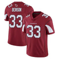 Kdoa A.Cardinals #33 Trey Benson Player Cardinal Vapor Limited Home Game  Stitched Jerseys