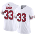 Kdoa A.Cardinals #33 Trey Benson Player White Vapor F.U.S.E. Limited Home Game Stitched Jerseys