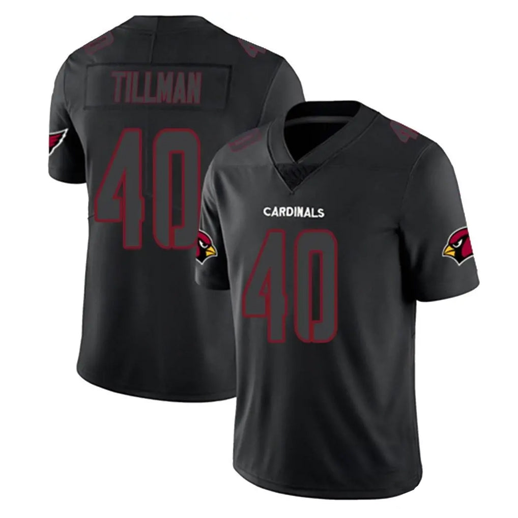 Kdoa A.Cardinals #40 Pat Tillman Player Black Impact Limited Home Game Stitched Jerseys
