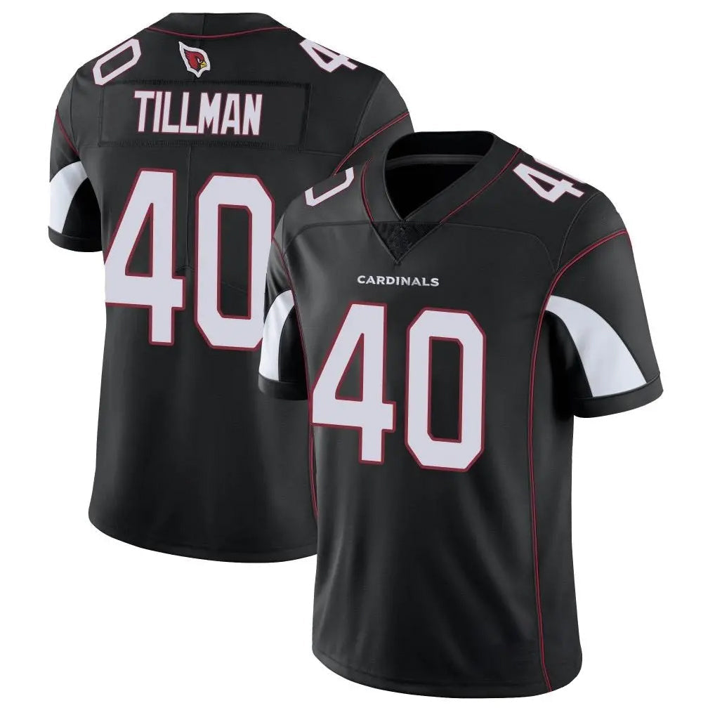 Kdoa A.Cardinals #40 Pat Tillman Player Black Vapor Limited Home Game Stitched Jerseys