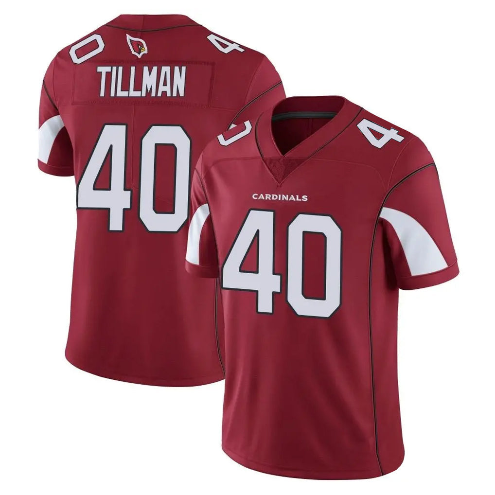 Kdoa A.Cardinals #40 Pat Tillman Player Cardinal Vapor Limited Home Game  Stitched Jerseys