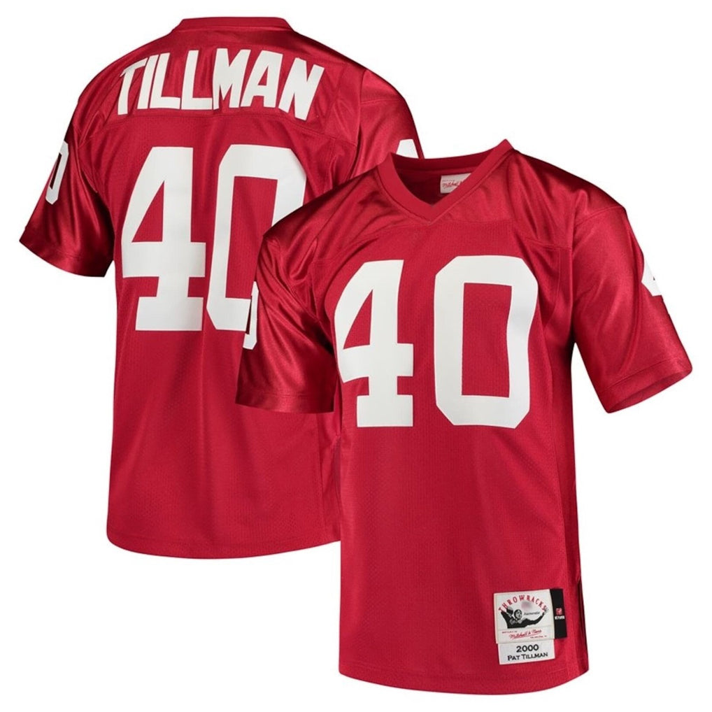Kdoa A.Cardinals #40 Pat Tillman Player Red Mitchell & Ness Cardinal Legacy Replica Stitched Jerseys