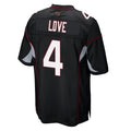 Kdoa A.Cardinals #4 Jeremiyah Love Player Black Alternate Game Stitched Jerseys