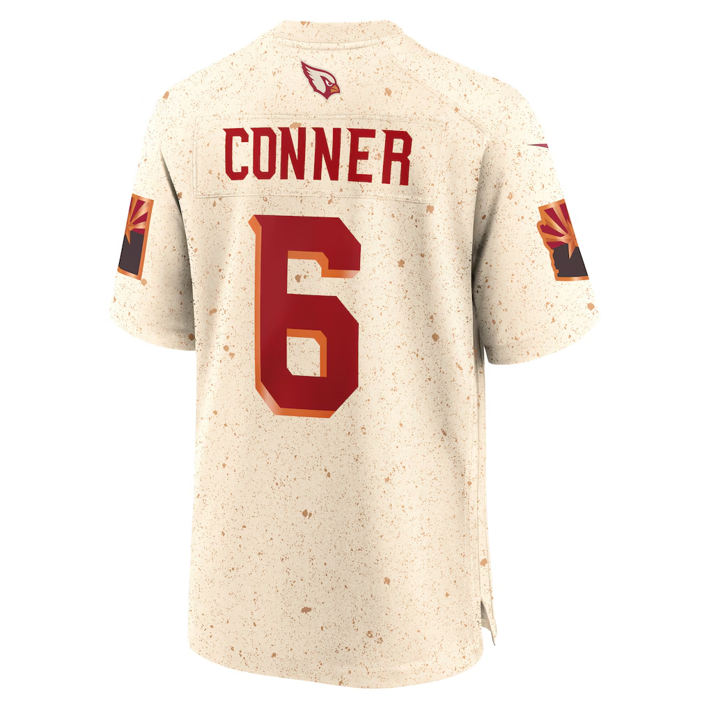 Kdoa A.Cardinals #6 James Conner Natural 2025 Rivalries Collection Game Stitched Jerseys