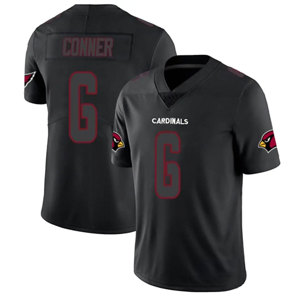Kdoa A.Cardinals #6 James Conner Player Black Impact Limited Home Game Stitched Jerseys