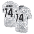 Kdoa A.Cardinals #74 Isaiah Adams Player Camo Salute to Service Limited Home Stitched Jerseys