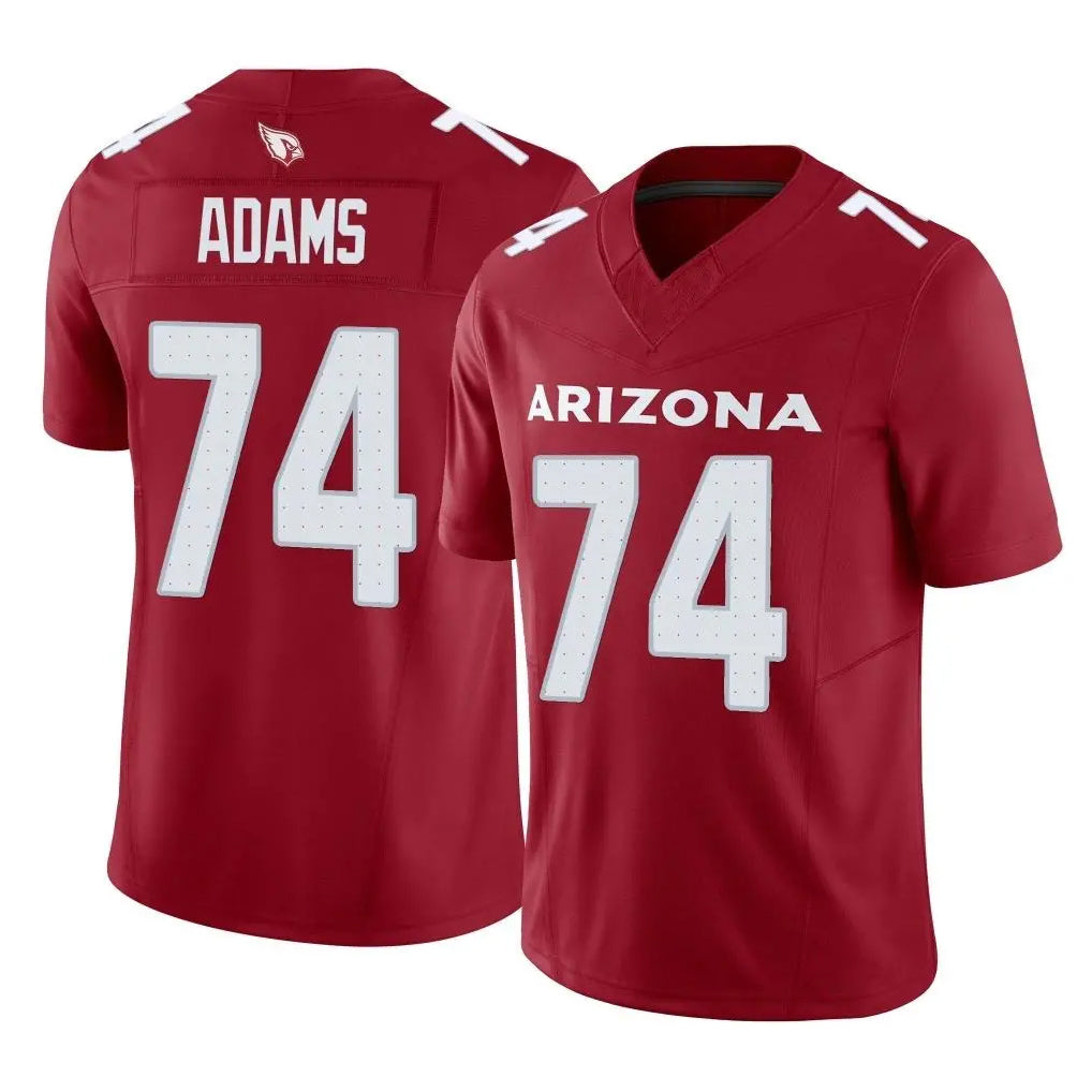 Kdoa A.Cardinals #74 Isaiah Adams Player Cardinal Vapor F.U.S.E. Limited Home Game Stitched Jerseys