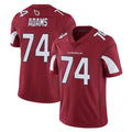 Kdoa A.Cardinals #74 Isaiah Adams Player Cardinal Vapor Limited Home Game  Stitched Jerseys