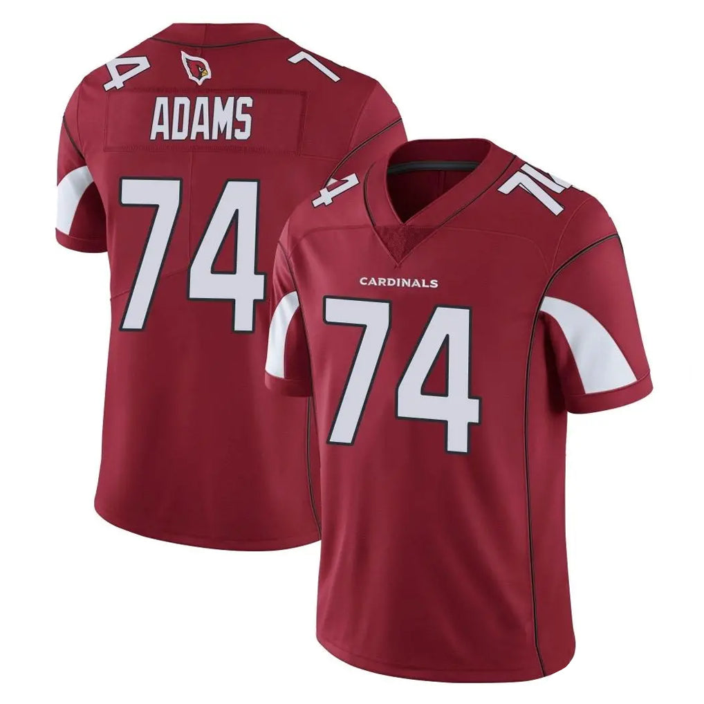 Kdoa A.Cardinals #74 Isaiah Adams Player Cardinal Vapor Limited Home Game  Stitched Jerseys