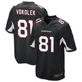 Kdoa A.Cardinals #81 Travis Vokolek Player Black Game Stitched Jerseys
