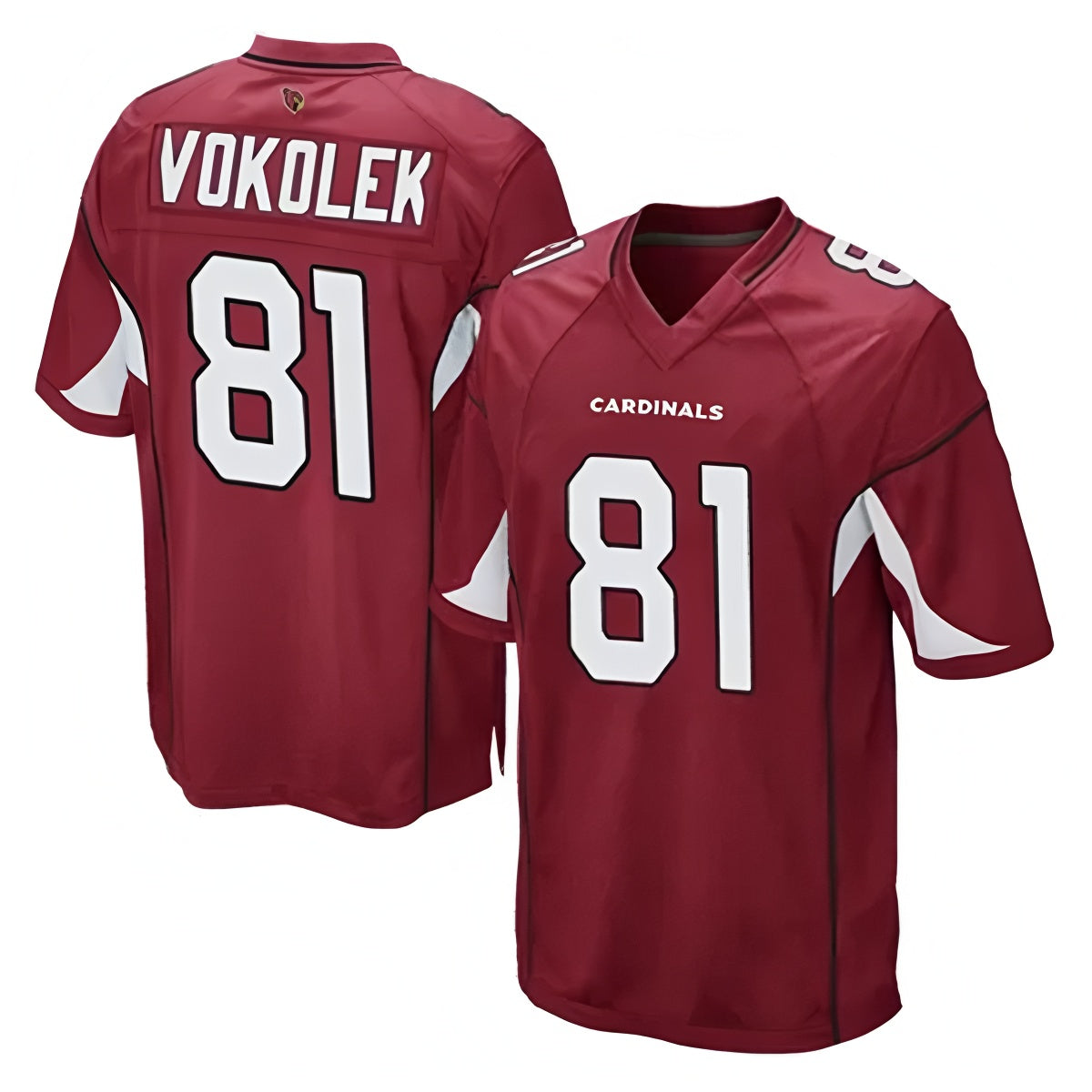 Kdoa A.Cardinals #81 Travis Vokolek Player Cardinal Game Stitched Jerseys