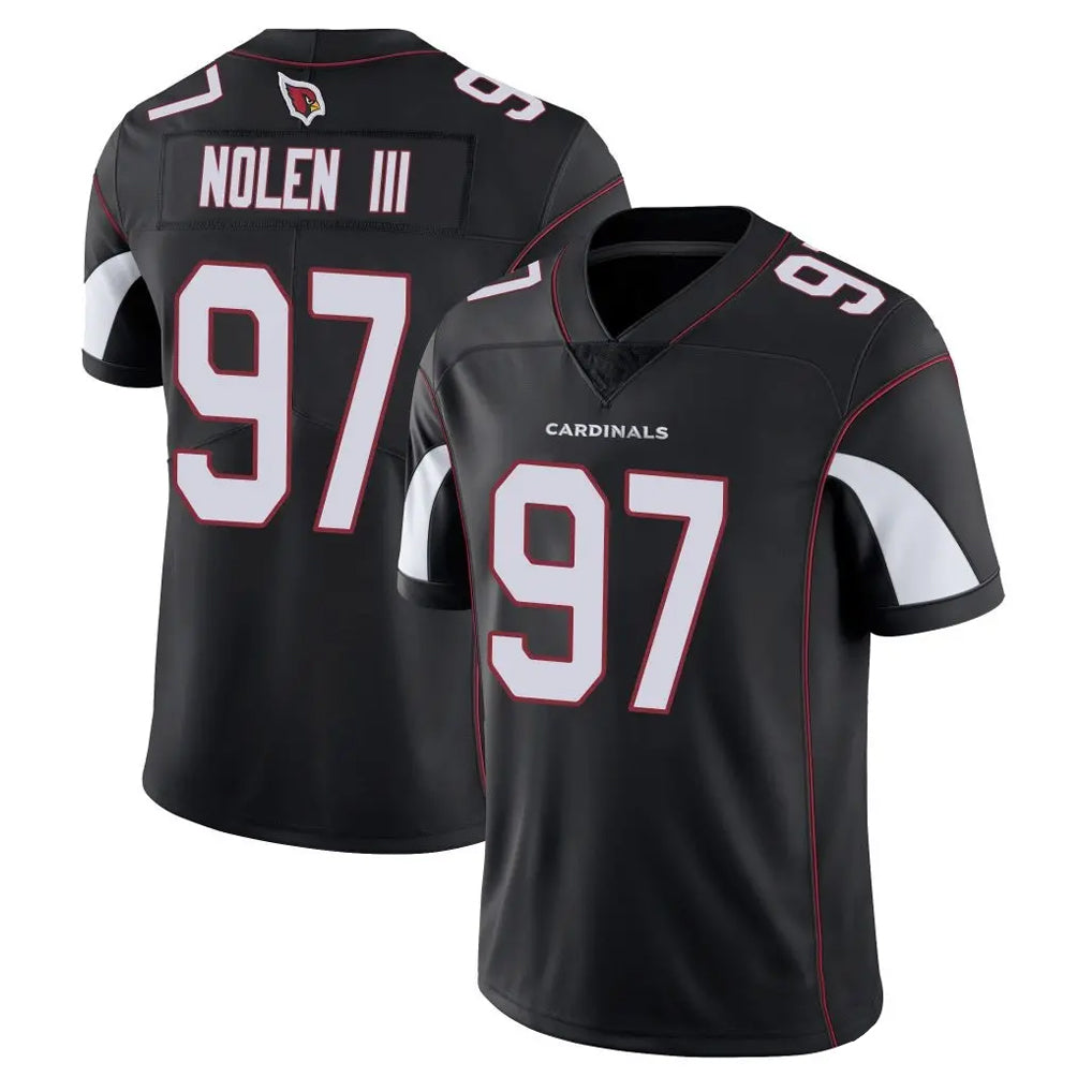 Kdoa A.Cardinals #97 Walter Nolen III Player Black Vapor Limited Home Game Stitched Jerseys