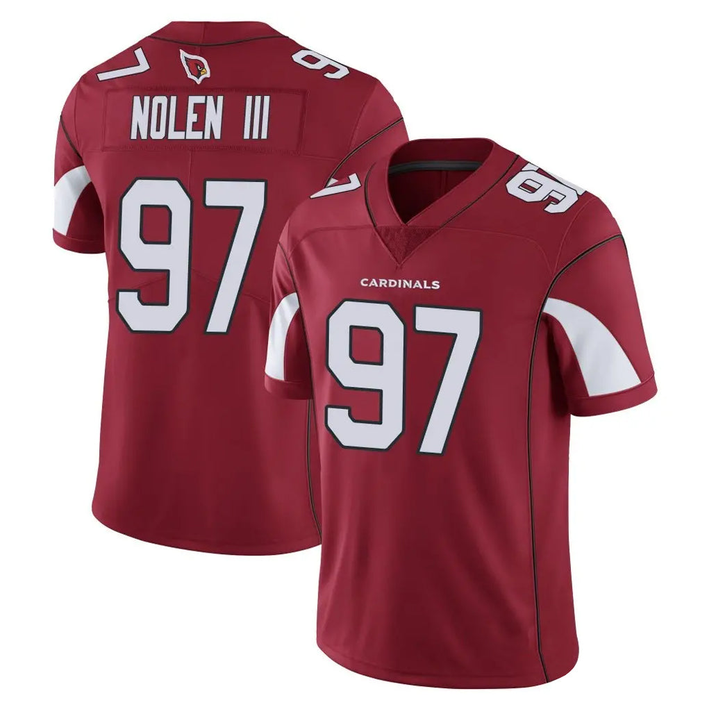 Kdoa A.Cardinals #97 Walter Nolen III Player Cardinal Vapor Limited Home Game  Stitched Jerseys