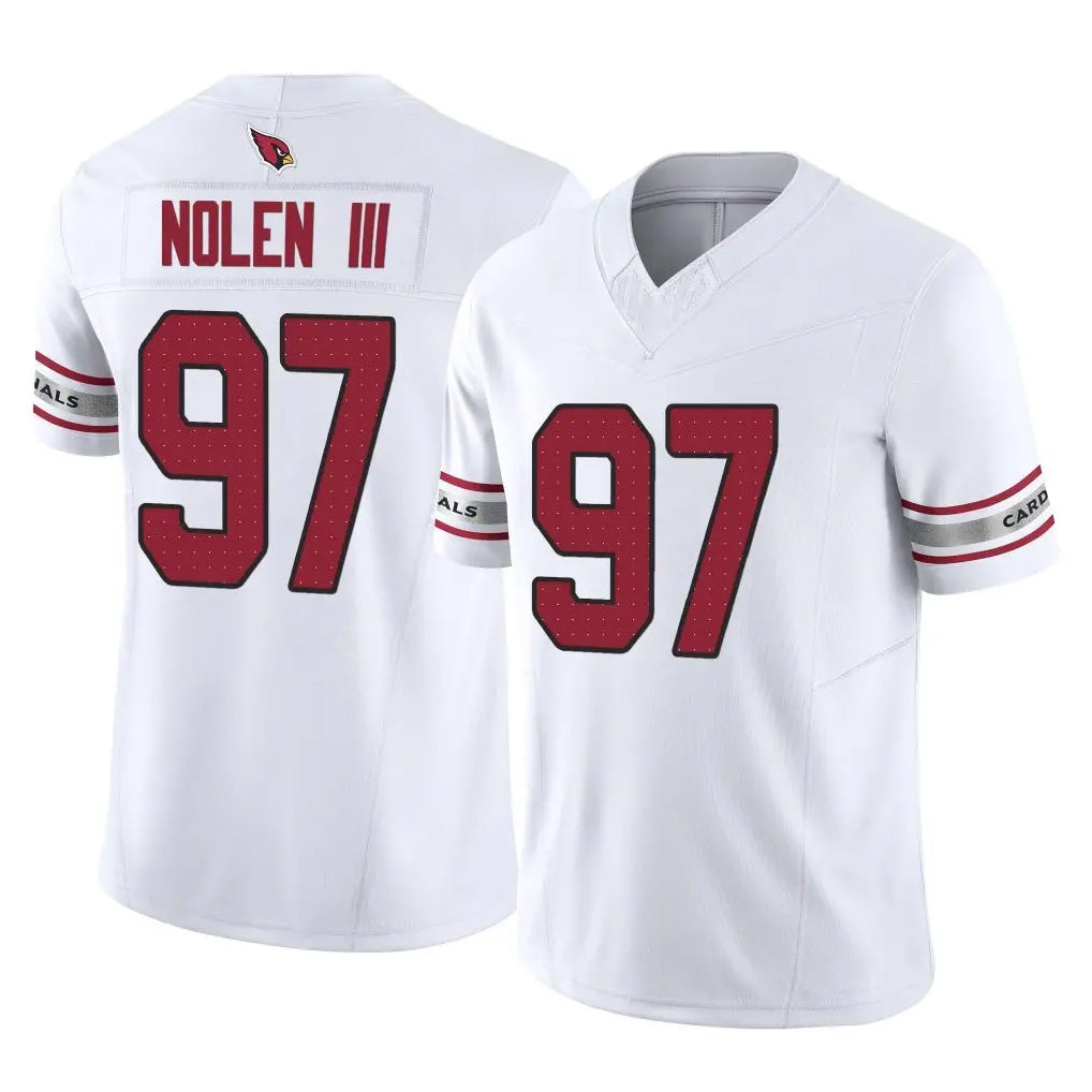 Kdoa A.Cardinals #97 Walter Nolen III Player White Vapor F.U.S.E. Limited Home Game Stitched Jerseys