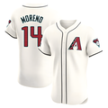 Kdoa A.Diamondbacks #14 Gabriel Moreno Player Cream Elite Home Patch Stitched Jerseys