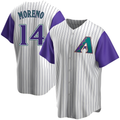 Kdoa A.Diamondbacks #14 Gabriel Moreno Player Purple Replica Alternate Cooperstown Collection Stitched Jerseys