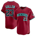 Kdoa A.Diamondbacks #23 Zac Gallen Player Red Blue reserve Replica Game Stitched Jerseys