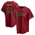 Kdoa A.Diamondbacks #23 Zac Gallen Player Red Replica Game Stitched Jerseys
