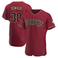 Kdoa A.Diamondbacks #38 Paul Sewald Player Red Crimson Alternate Stitched Jersey