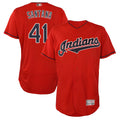 Kdoa A.Diamondbacks #41 Carlos Santana Player Red game time Stitched Jersey