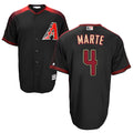 Kdoa A.Diamondbacks #4 Ketel Marte Player Black Big & Tall Replica Limited Stitched Jerseys