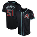 Kdoa A.Diamondbacks #51 Randy Johnson Player Black Limited Alternate Stitched Jerseys