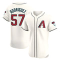 Kdoa A.Diamondbacks #57 Eduardo Rodriguez Player Cream Elite Home Stitched Jersey