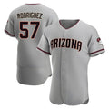 Kdoa A.Diamondbacks #57 Eduardo Rodriguez Player Gray Road Stitched Jersey