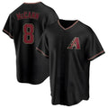 Kdoa A.Diamondbacks #8 James McCann Player Black Replica Alternate Stitched Jersey