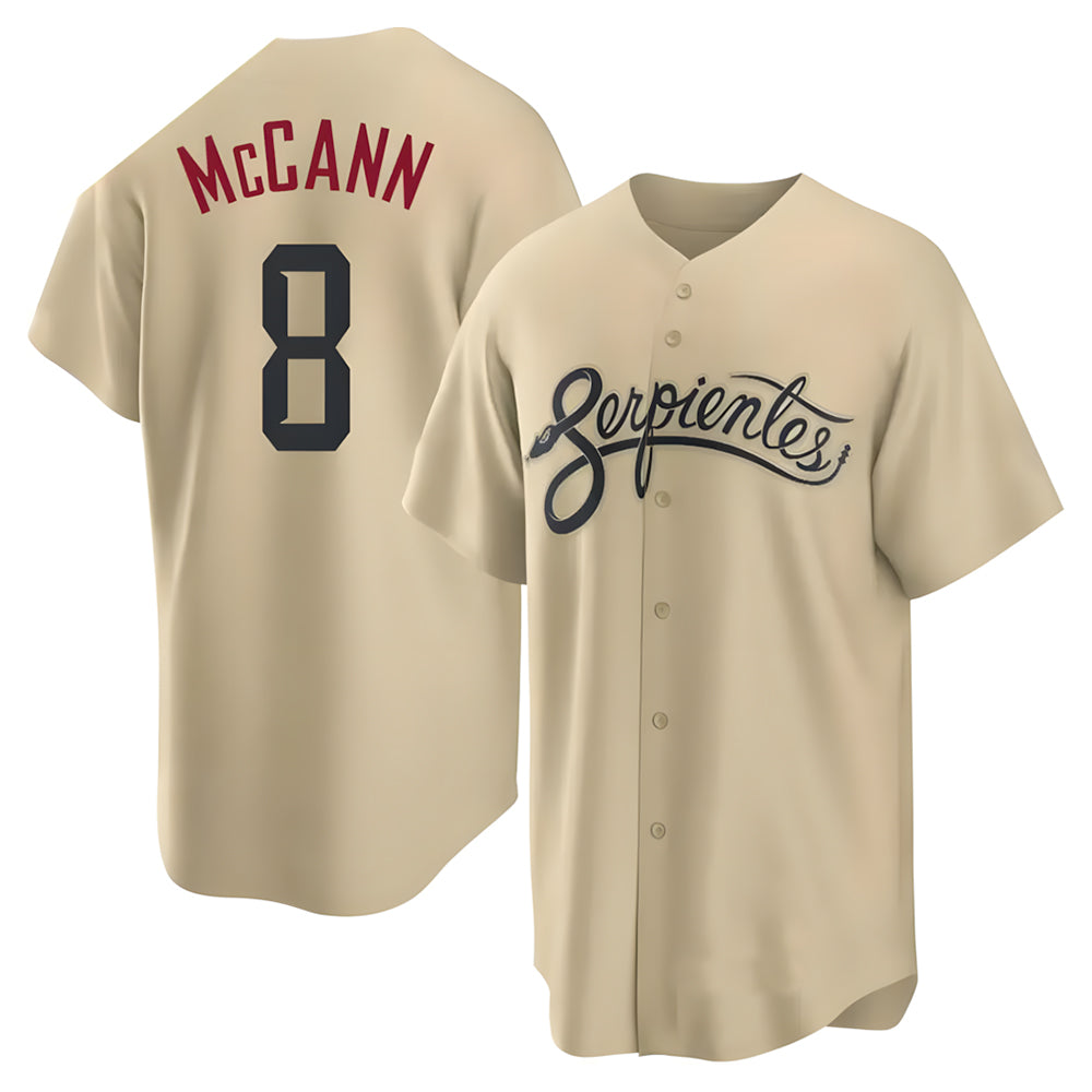 Kdoa A.Diamondbacks #8 James McCann Player Gold Replica 2026 City Connect Cool Stitched Jersey