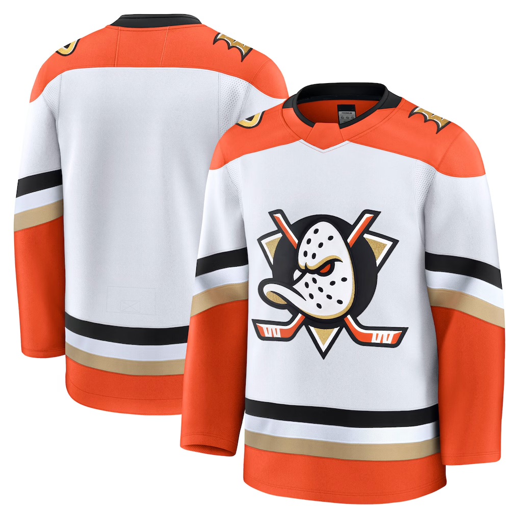 Kdoa A.Ducks White Away Premium Jerseys