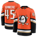 Kdoa A.Ducks #45 Beckett Sennecke Orange Home Premium Jerseys
