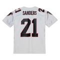 Kdoa A.Falcons 1991 #21 Deion Sanders Mitchell & Ness White Authentic Throwback Retired Player Stitched Puhic Jersey