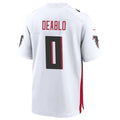 Kdoa A.Falcons #0 Divine Deablo Player White Home Game Stitched Jerseys