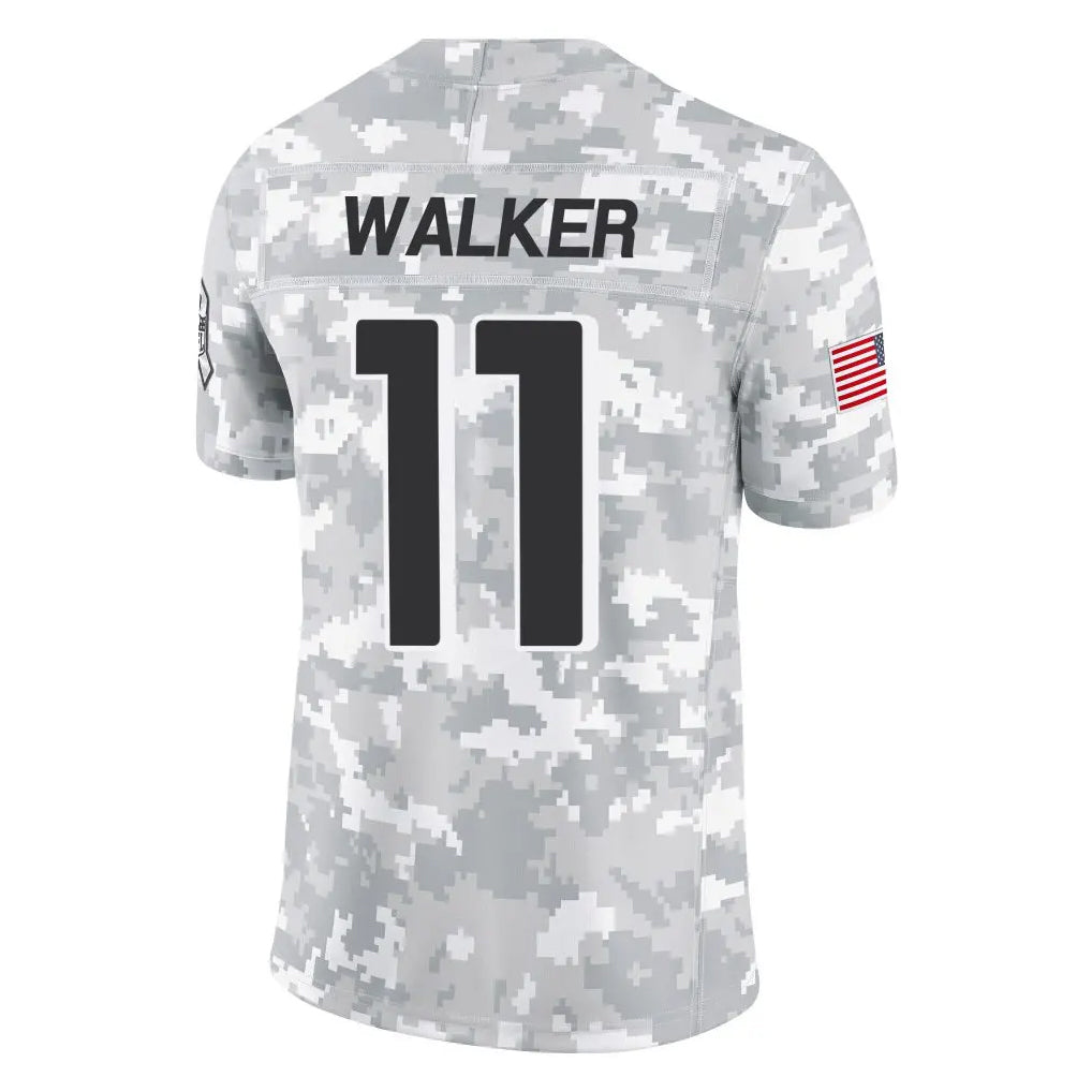 Kdoa A.Falcons #11 Jalon Walker Player Arctic Camo Salute to Service Limited Stitched Jerseys