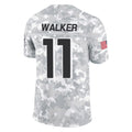 Kdoa A.Falcons #11 Jalon Walker Player Arctic Camo Salute to Service Limited Stitched Jerseys