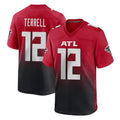 Kdoa A.Falcons #12 Avieon Terrell Player Red Home Game Stitched Jerseys