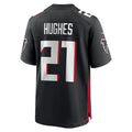 Kdoa A.Falcons #21 Mike Hughes Player Black Home Game Stitched Jerseys