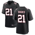 Kdoa A.Falcons #21 Mike Hughes Player Black Throwback Game Stitched Jerseys