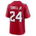 Kdoa A.Falcons #24 A.J. Terrell Red Game Stitched Jerseys
