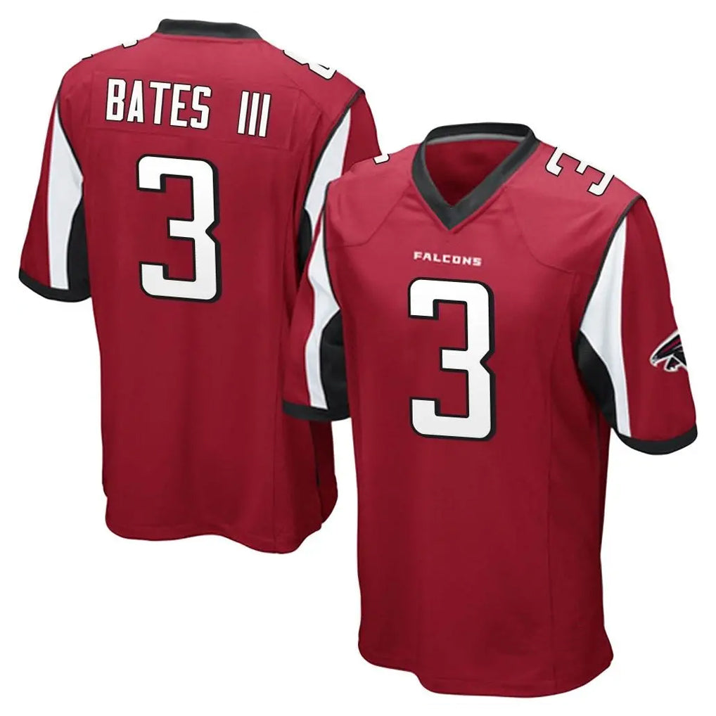 Kdoa A.Falcons #3 Jessie Bates III Player Red Color Vapor Home Game Stitched Jerseys