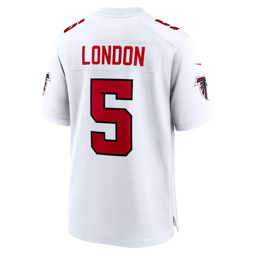 Kdoa A.Falcons #5 Drake London White Game Stitched Jerseys