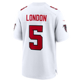 Kdoa A.Falcons #5 Drake London White Game Stitched Jerseys