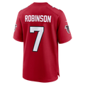 Kdoa A.Falcons #7 Bijan Robinson Red Game Stitched Jerseys