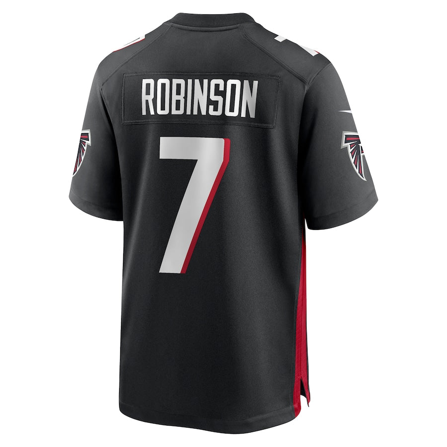 Kdoa A.Falcons #7 Bijan Robinson Player Black Game Home Stitched Jerseys