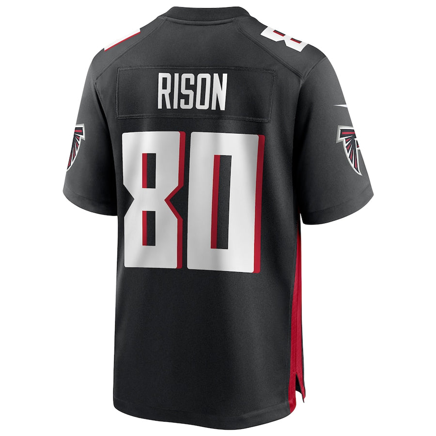 Kdoa A.Falcons #80 Andre Rison Player Black Home Game Stitched Jerseys