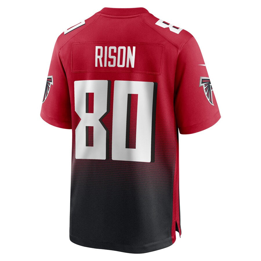 Kdoa A.Falcons #80 Andre Rison Player Red Home Game Stitched Jerseys