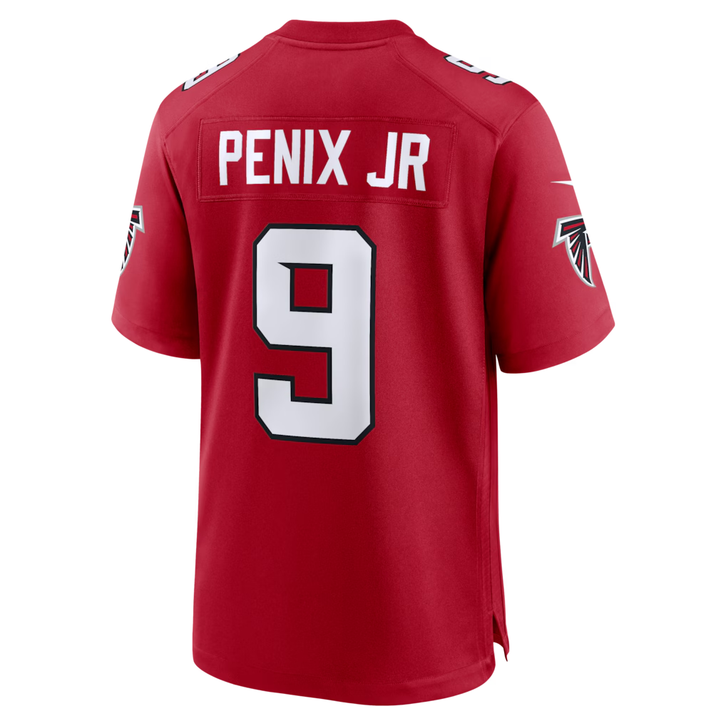 Kdoa A.Falcons #9 Michael Penix Jr. Red Game Stitched Jerseys